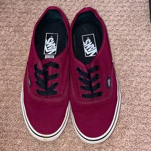 Maroon Vans